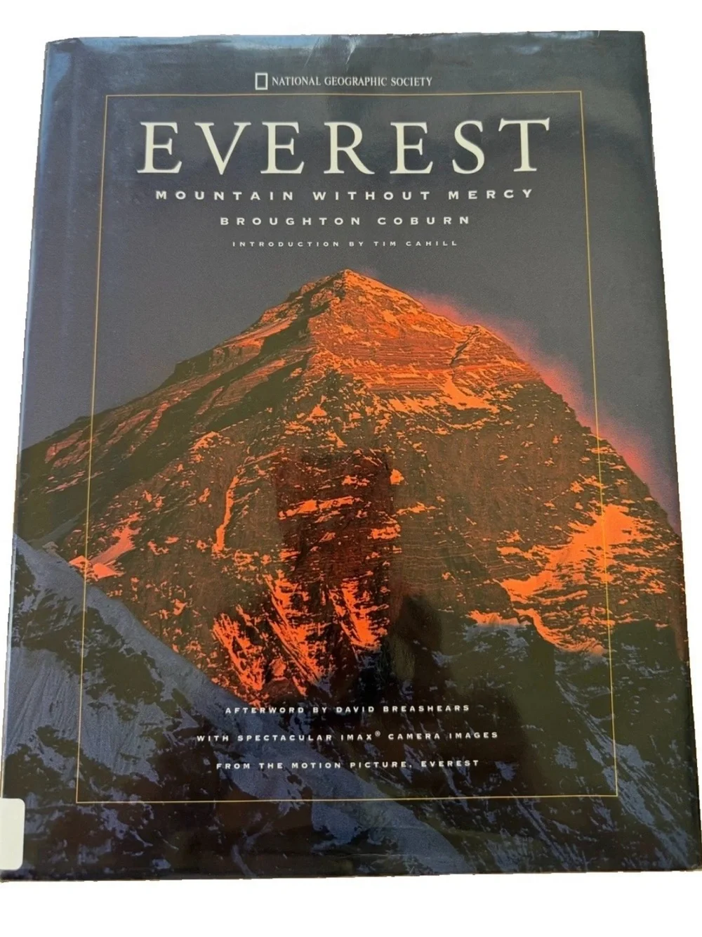 Everest Mountain Without Mercy Broughton Coburn HC 1997 Nat Geographic X Library